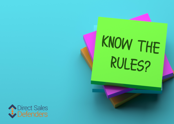 Know the rules for Direct Sales companies