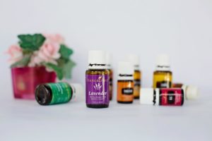 A picture of several of young living essential oils