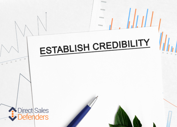 building credibility to boost sales for direct sales